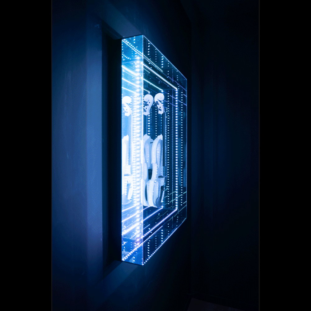 Téléviseur miroir gamme mirois infinis modèle 3D Varius - Hymage