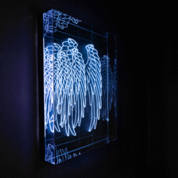 Téléviseur miroir gamme mirois infinis modèle Angel Wings - Hymage