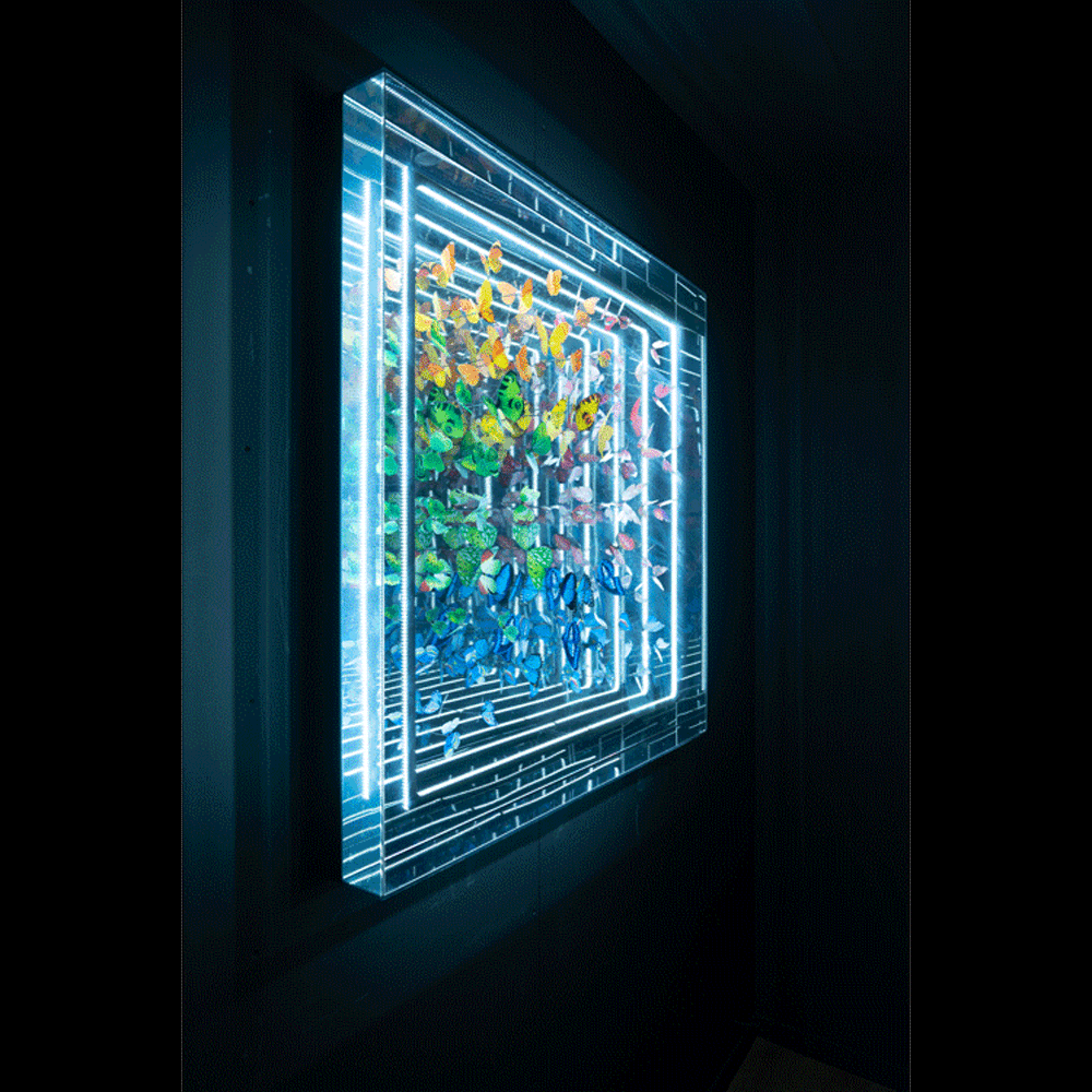 Téléviseur miroir gamme mirois infinis modèle Butterfly - Hymage