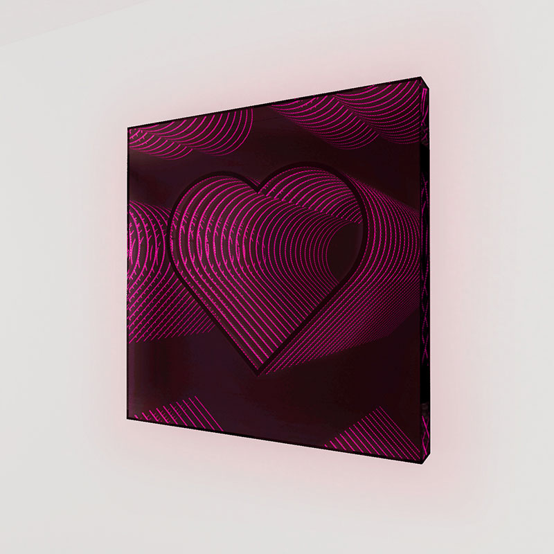 Mirror TV mirois infinis model Flying Love - Hymage