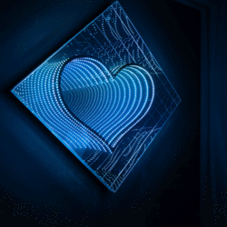 Téléviseur miroir gamme mirois infinis modèle Flying Love - Hymage