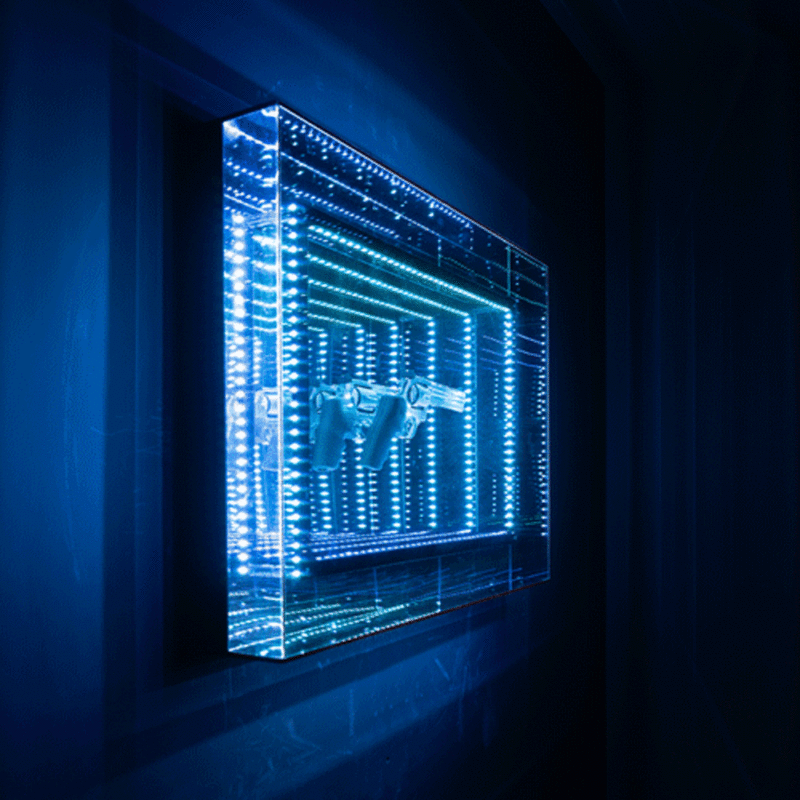 Mirror TV mirois infinis model Gun Infinity - Hymage