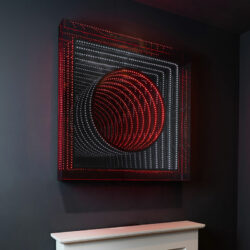 Téléviseur miroir gamme mirois infinis modèle Ring Infinity - Hymage