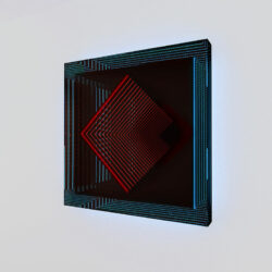 Téléviseur miroir gamme mirois infinis modèle Tunnel - Hymage