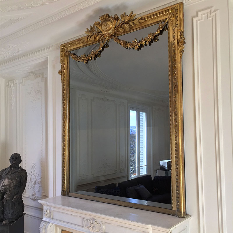 Téléviseur miroir gamme salon modèle Haussmann - Hymage
