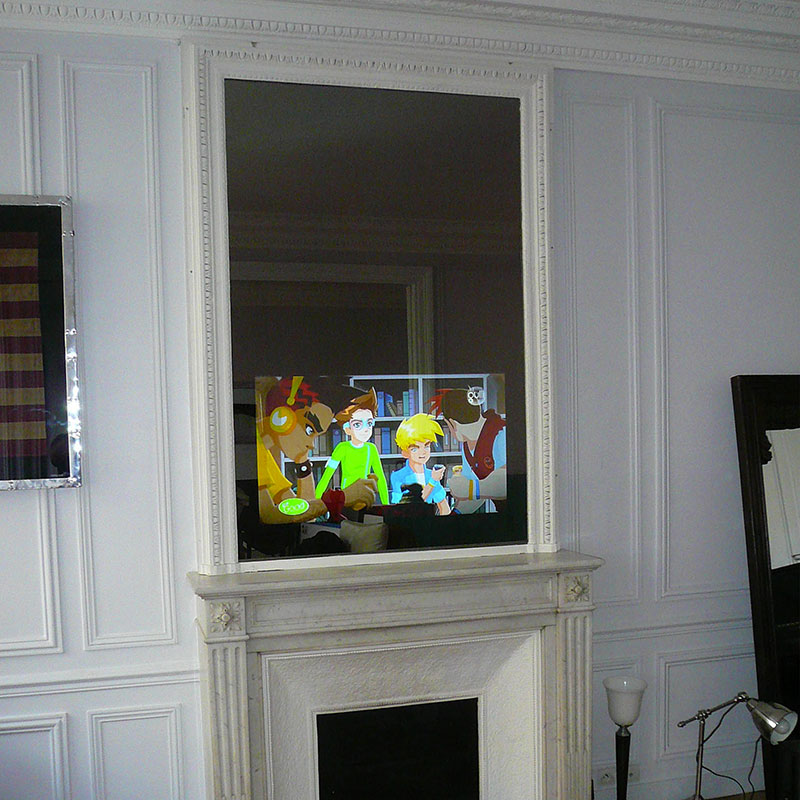 Haussmann living room mirror TV - Hymage