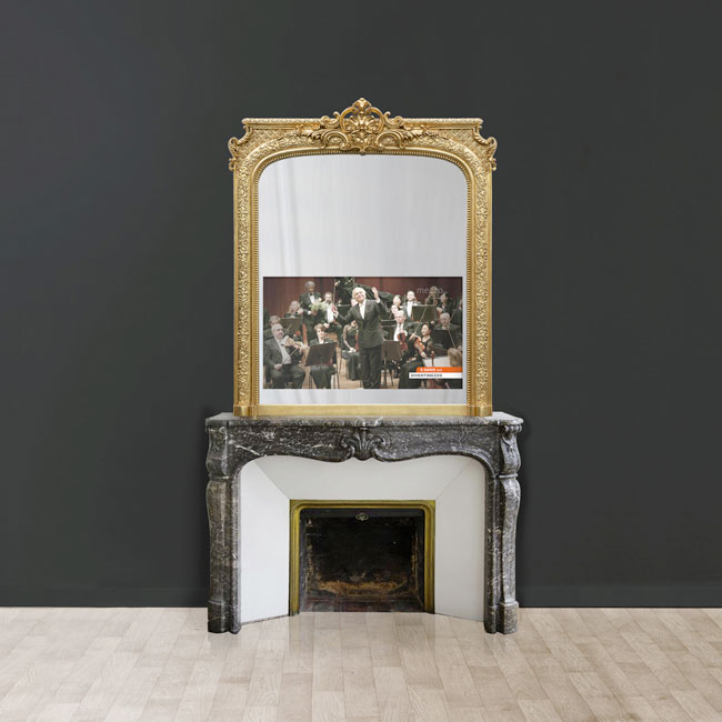 Téléviseur miroir gamme trumeaux modèle Napoléon - Hymage