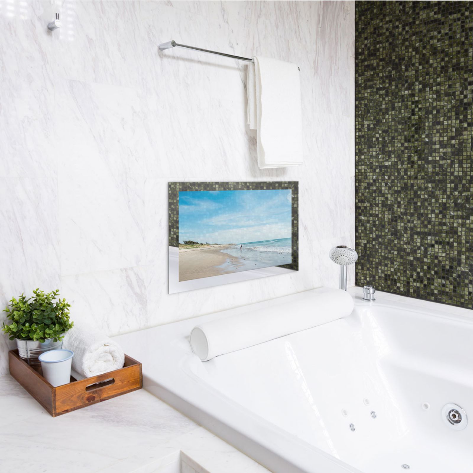 The bathroom