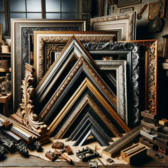 Encadrement Tv miroir