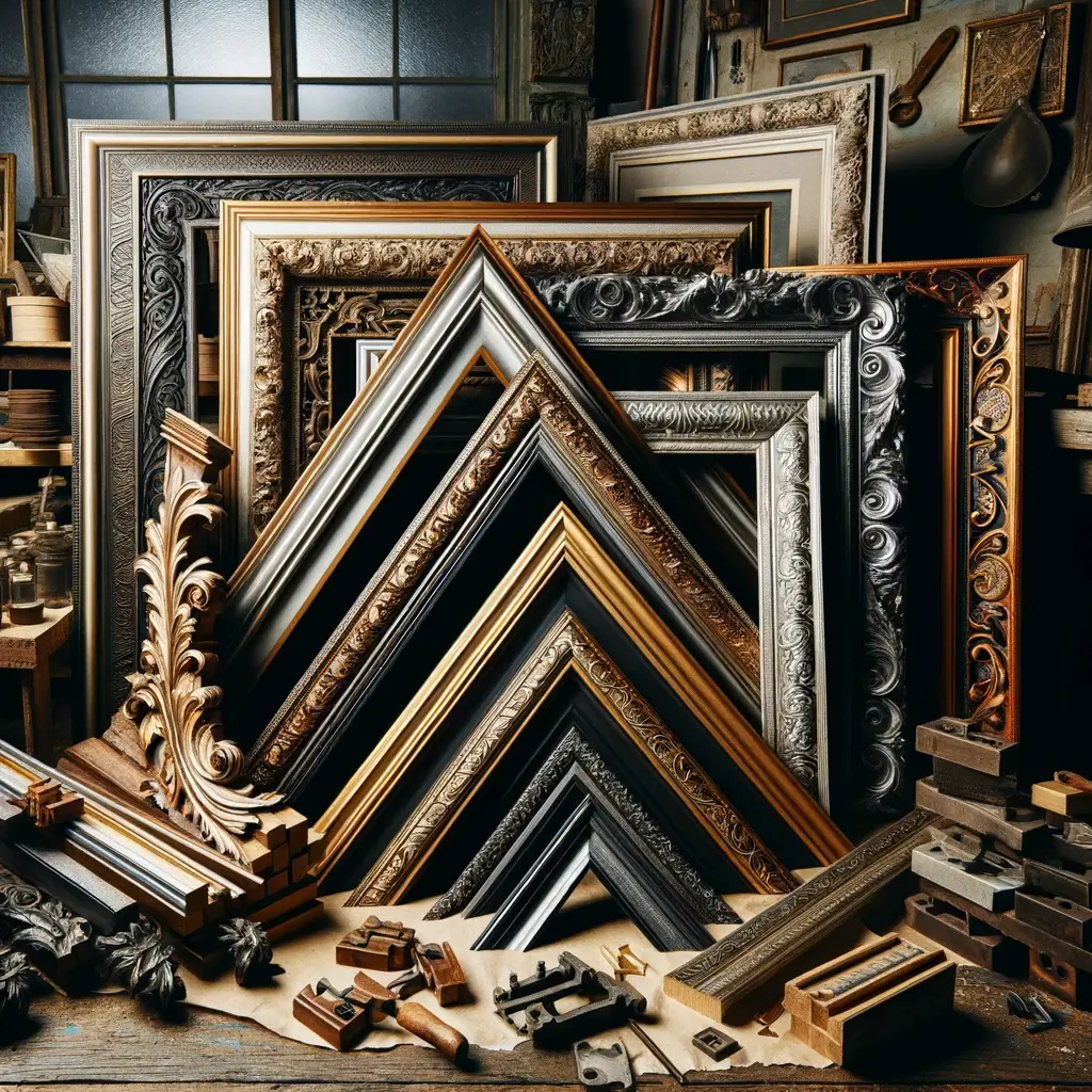 Tv mirror frame