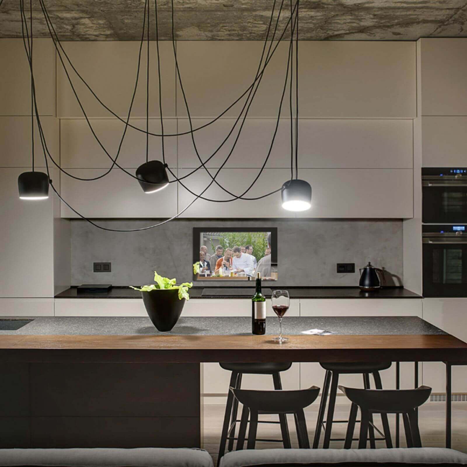 Mirror tv for kitchen