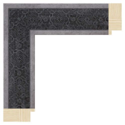 Mirror TV frame Granada Blue silver / blue, Gamme E