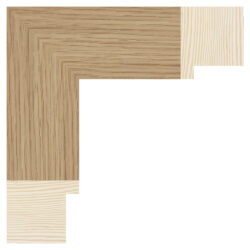 Mirror TV frame Natural Oak oak, Gamme D