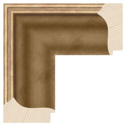 Mirror TV frame Forge Gold gold, Gamme C