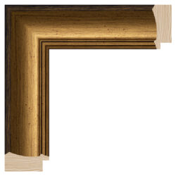 Mirror TV frame Belvedere Gold gold, Gamme E