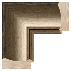 Mirror TV frame Grand Belvedere Champagne champagne, Gamme E