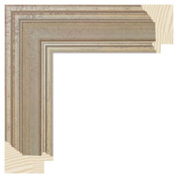 Mirror TV frame Classic Silver silver, Gamme C