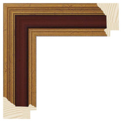 Mirror TV frame Classic Gold and Red gold, Gamme C