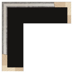 Mirror TV frame Pisa Silver silver, Gamme C