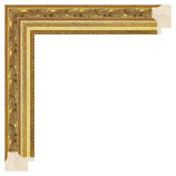 Mirror TV frame Filet Gold gold, Gamme B